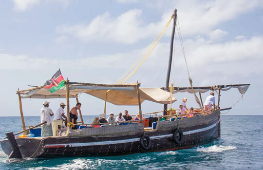 1 Day Wasini Dolphin Dhow - Charlie Claw's